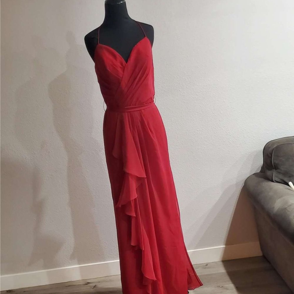Red Layered Dress